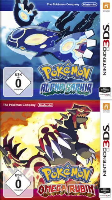 Cover: Pokémon Alpha Saphir & Pokémon Omega Rubin