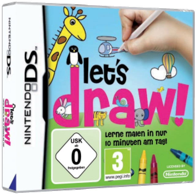 Cover: let's draw! - Lerne Malen in nur 10 Minuten am Tag!